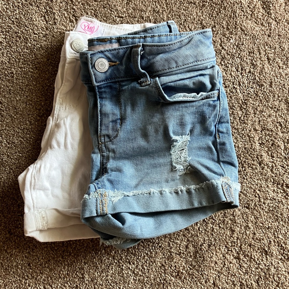 SO girls jean shorts size 8